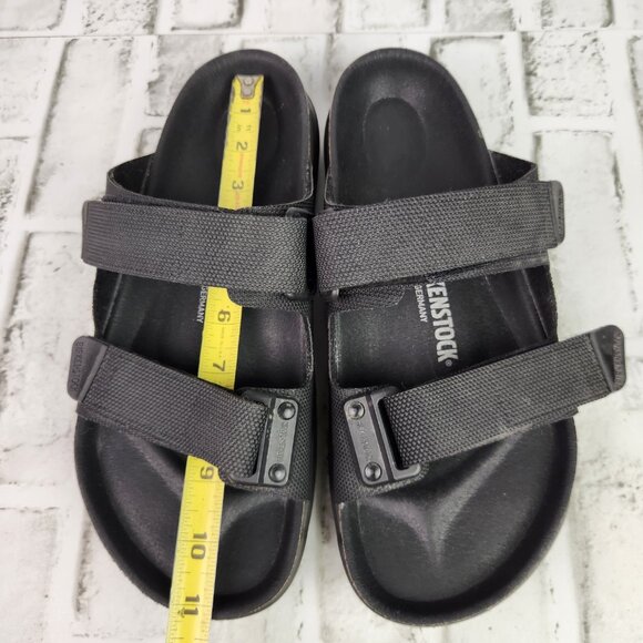 Birkenstock Atacama Mens Sz 10 EU 43 Black Outdoor Trail Sandal Futura Birkoflor - Picture 9 of 11